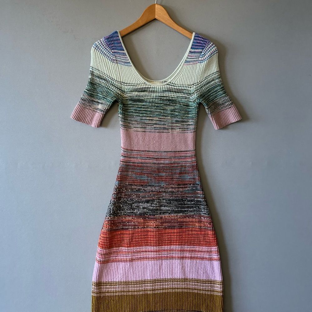 Anthropologie Multicolor Striped Dress - Picture 4 of 7